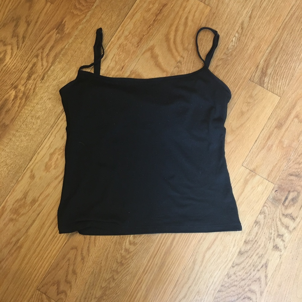 Black crop top